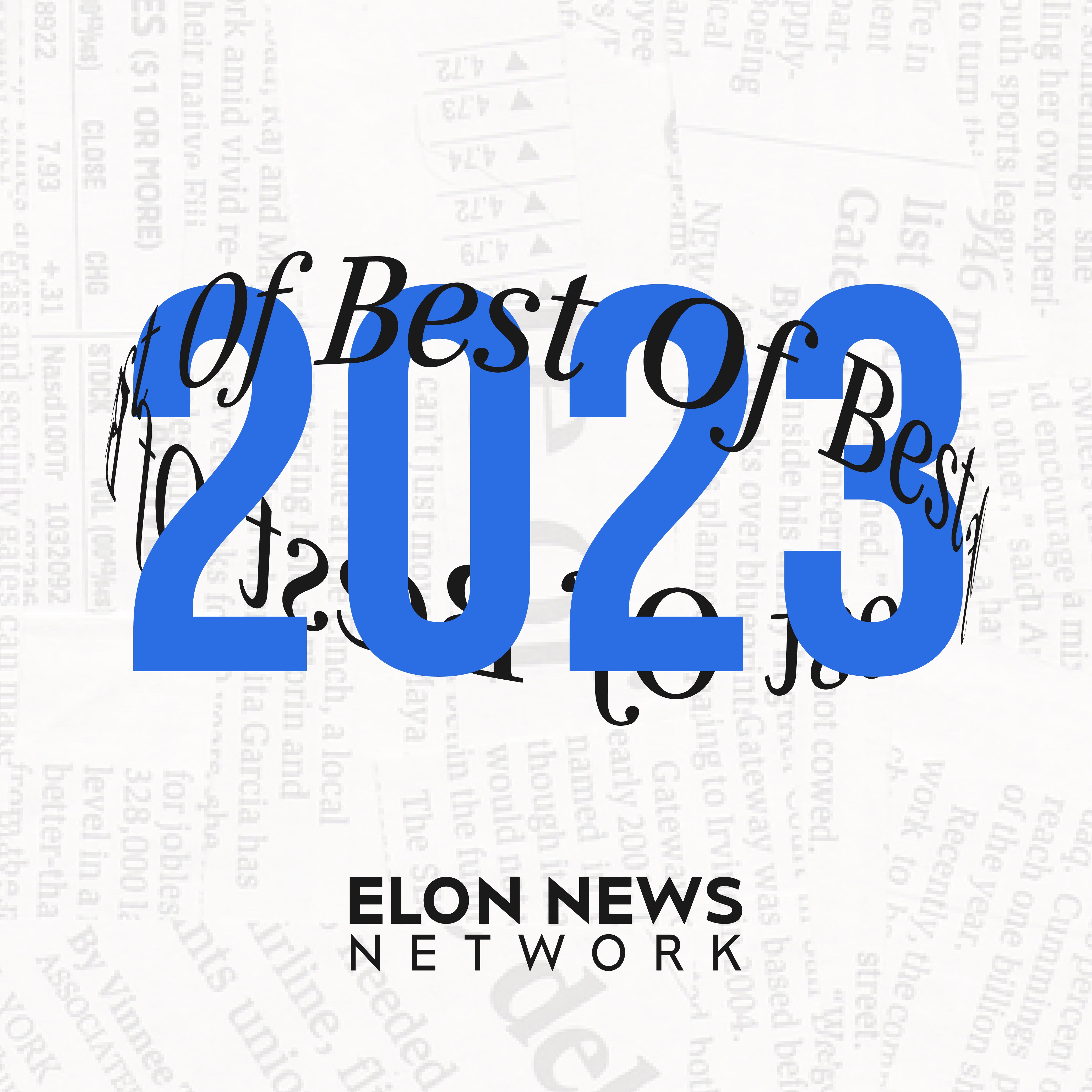 Elon News Network Best Of 2023 Graphic
